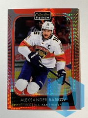 2021-22 OPC Platinum Red Prism Aleksander Barkov #195 Florida Panthers 049/199